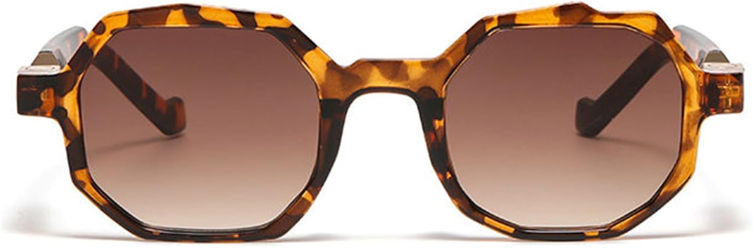 

Солнцезащитные очки Willochra в винтажном квадратном стиле для мужчин и женщин, классические, ретро, ​​модные, с маленькой оправой, защита от УФ-излучения UV400, многоугольный градиент, C2