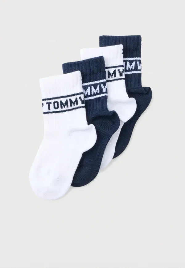 Носки Tommy Hilfiger, 4 пары, синий/бежевый/мультиколор