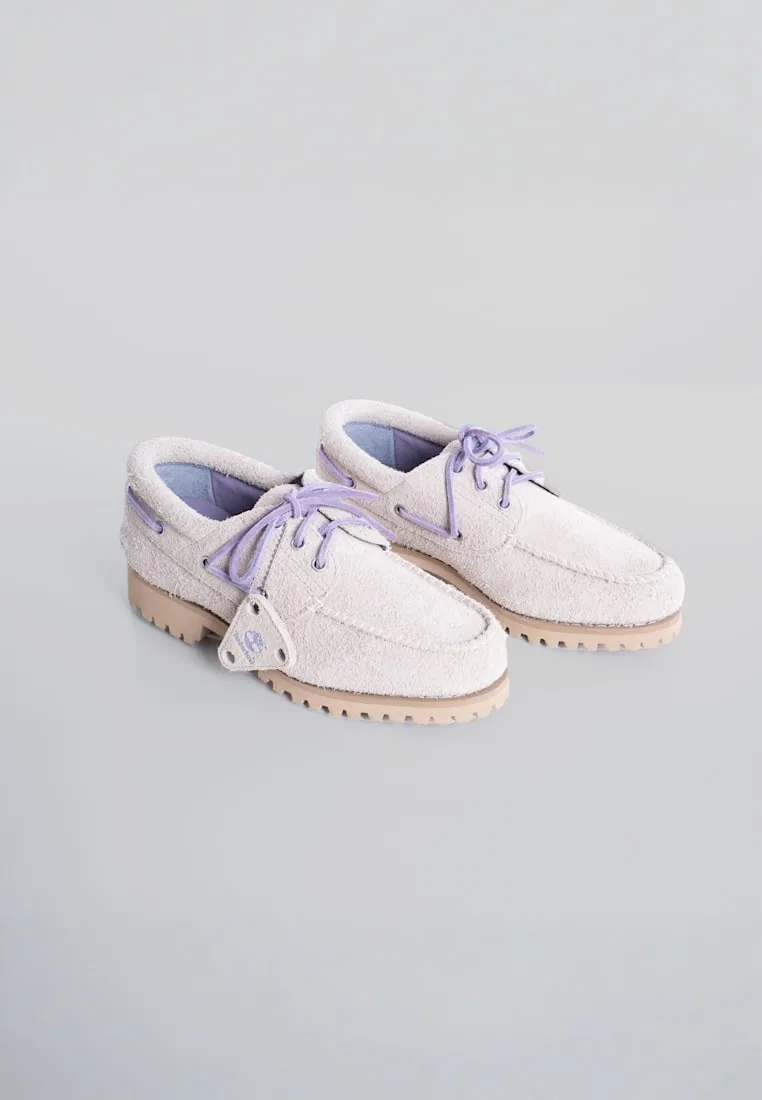 Мужские ботинки Timberland Authentic 3-Eye Lug Handsewn Boat Shoe, бежевый — фото 2