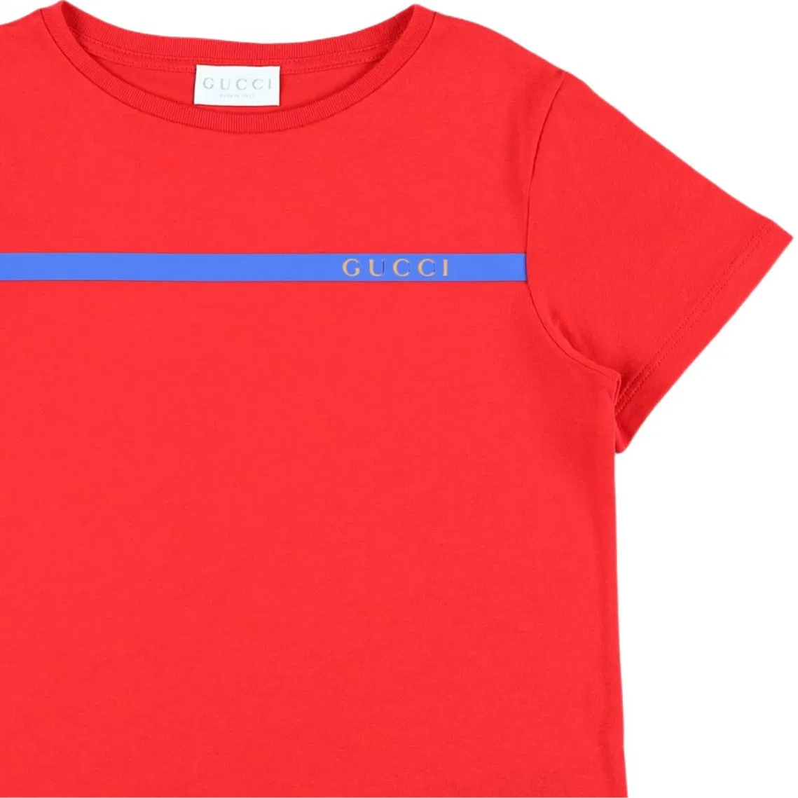 Детская футболка с круглым вырезом GUCCI, Red — фото 4