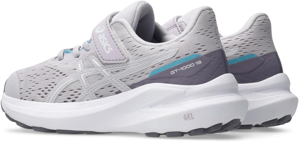 Беговые кроссовки Asics GT-1000 13 для детей дошкольного возраста, белый/фиолетовый — фото 3