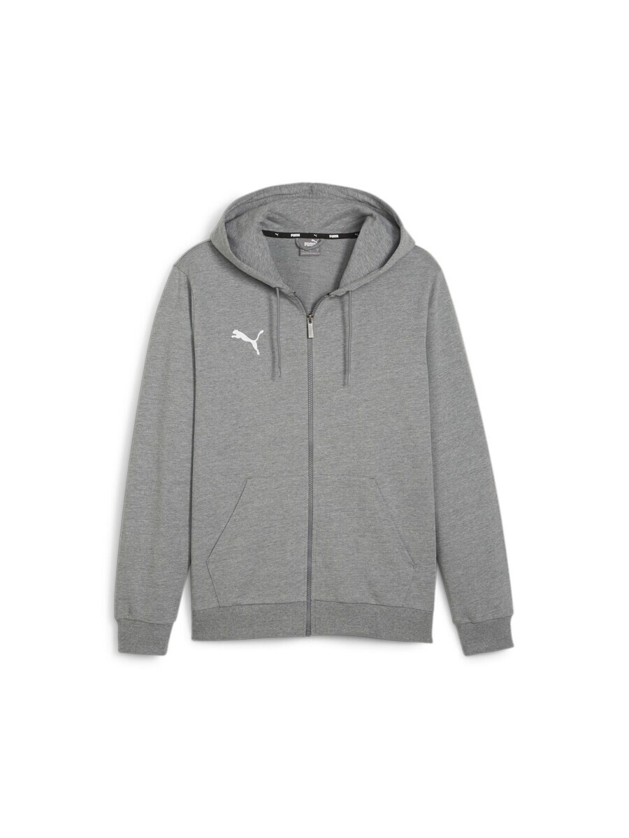 

Спортивная толстовка PUMA Athletic Zip-Up Hoodie teamGOAL, цвет mottled grey