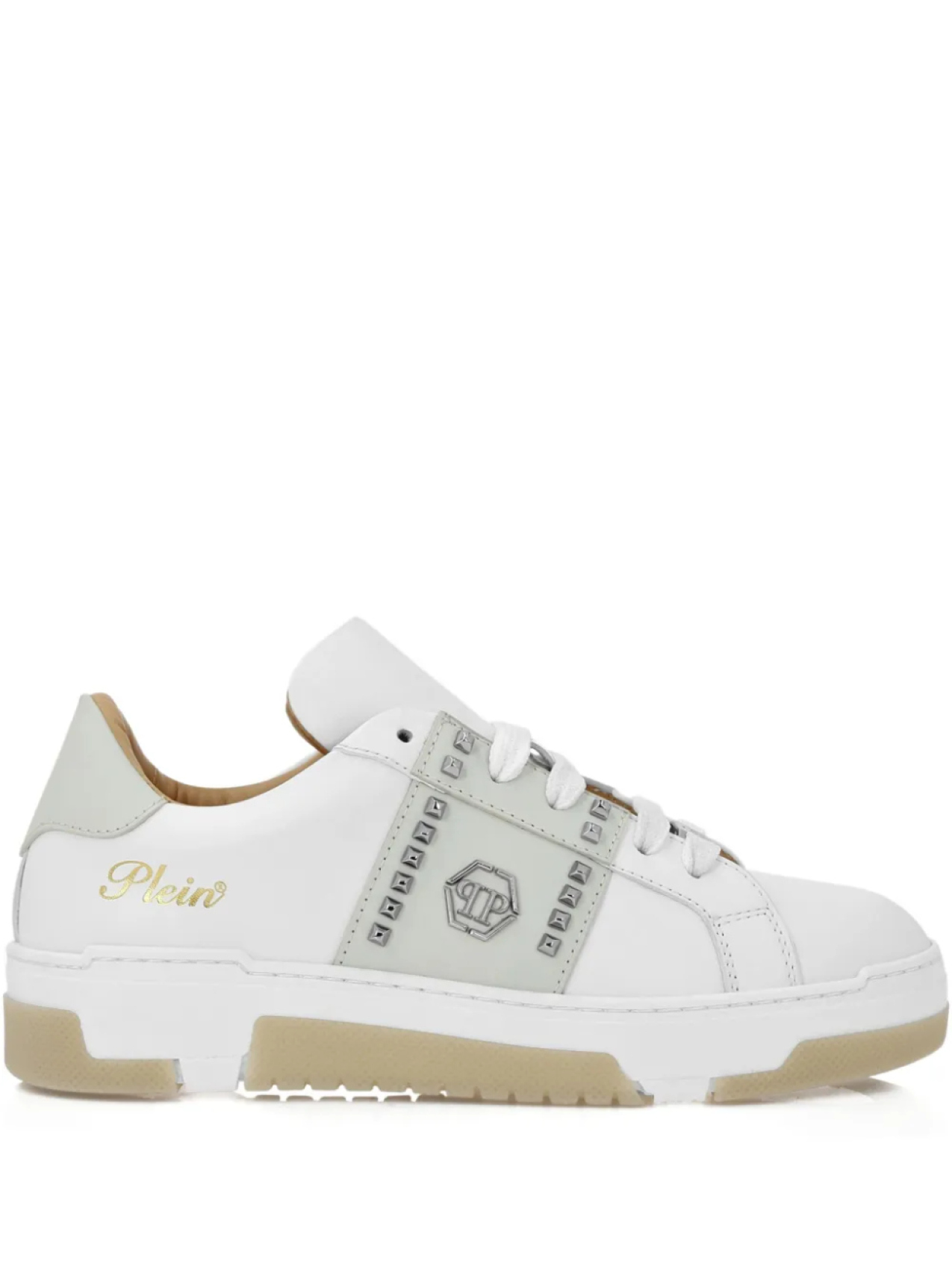 

Кожаные кроссовки Philipp Plein, белый