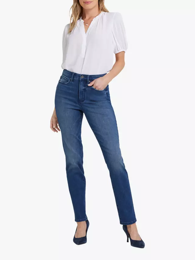 

Джинсы NYDJ Sheri High Rise Slim, цвет moonlight
