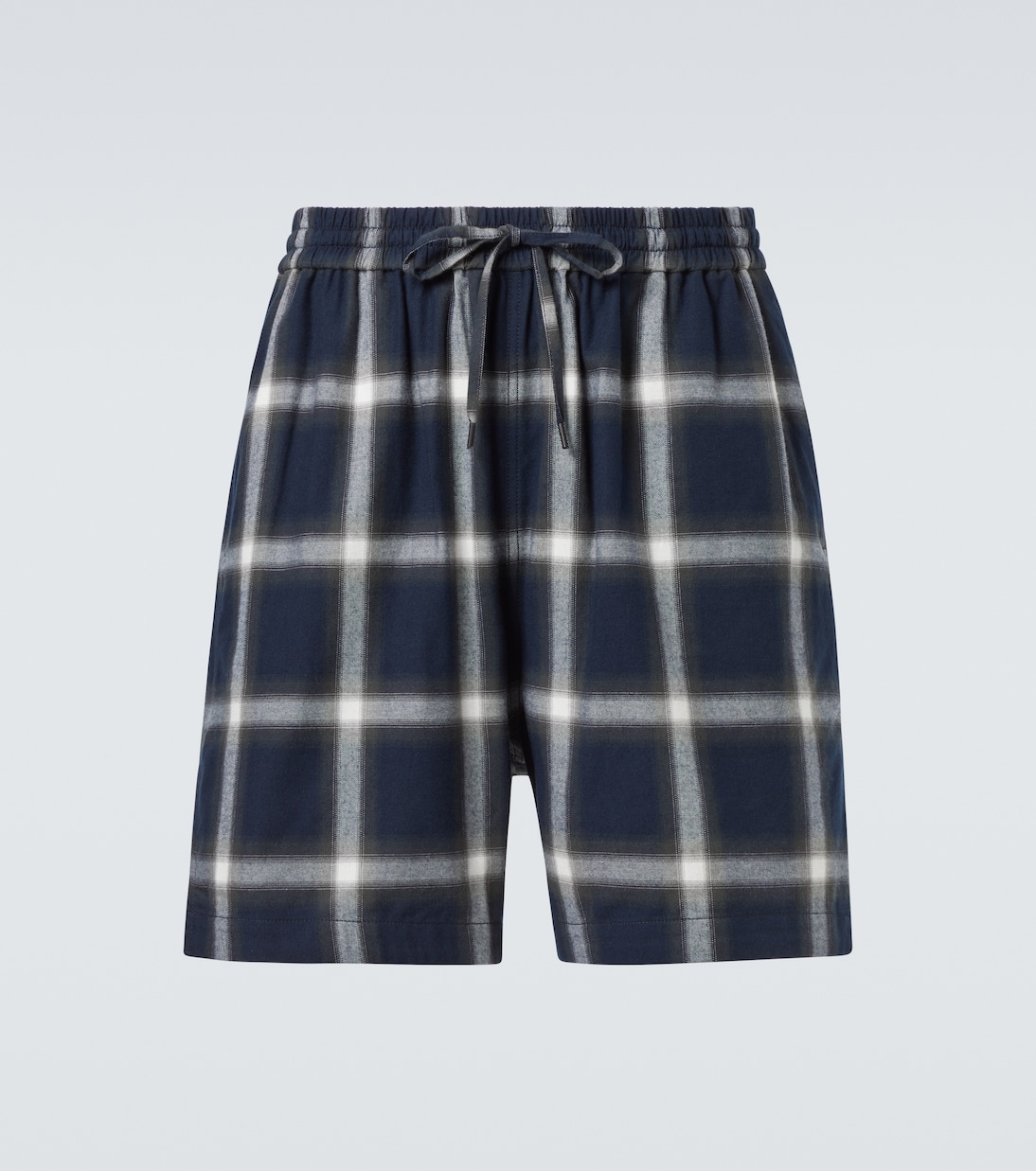 

Шорты из клетчатого хлопка Acne Studios, Navy/Multi