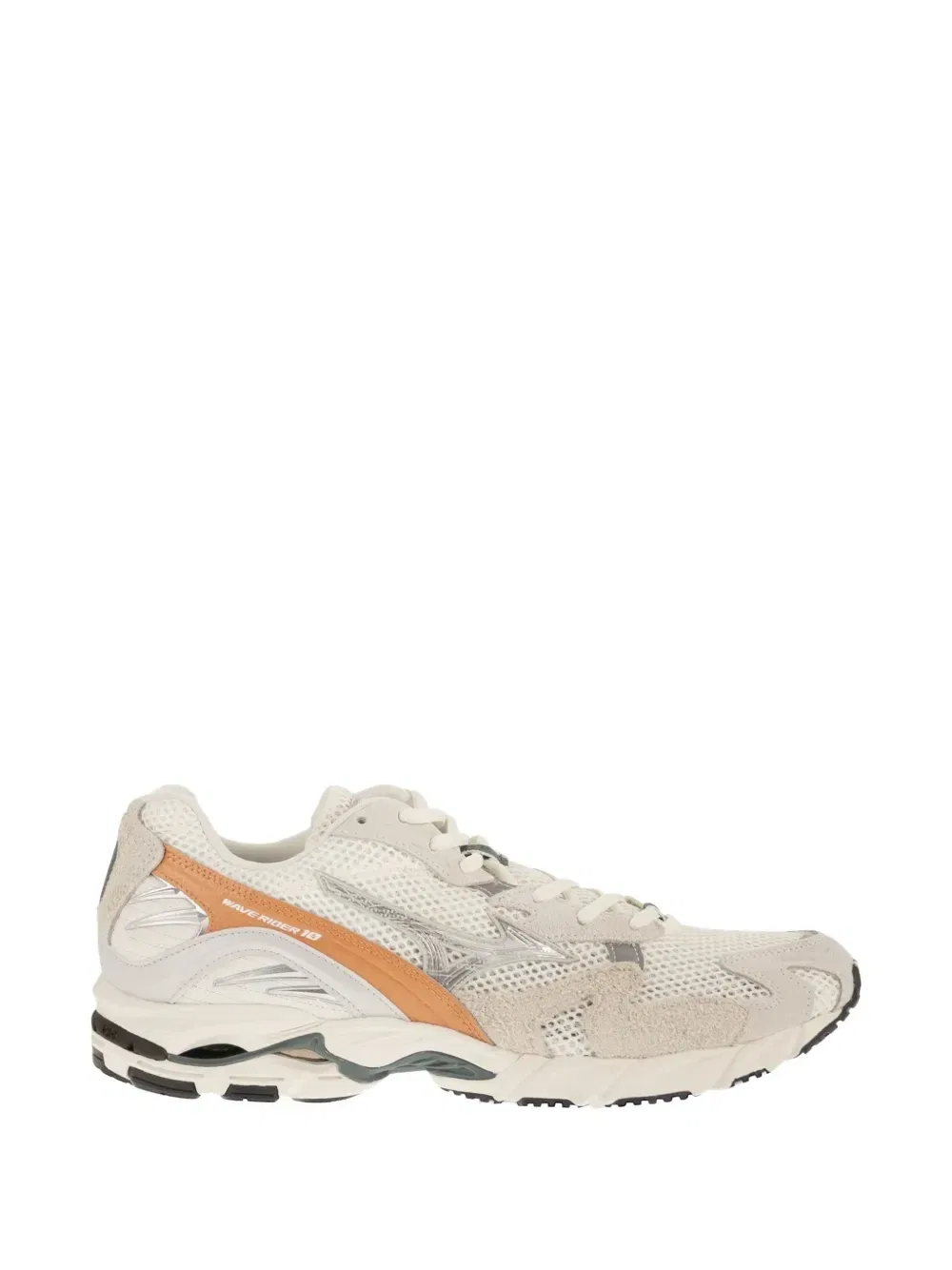 Кроссовки Wave Rider 10 с сетчатыми вставками Mizuno, бежевый