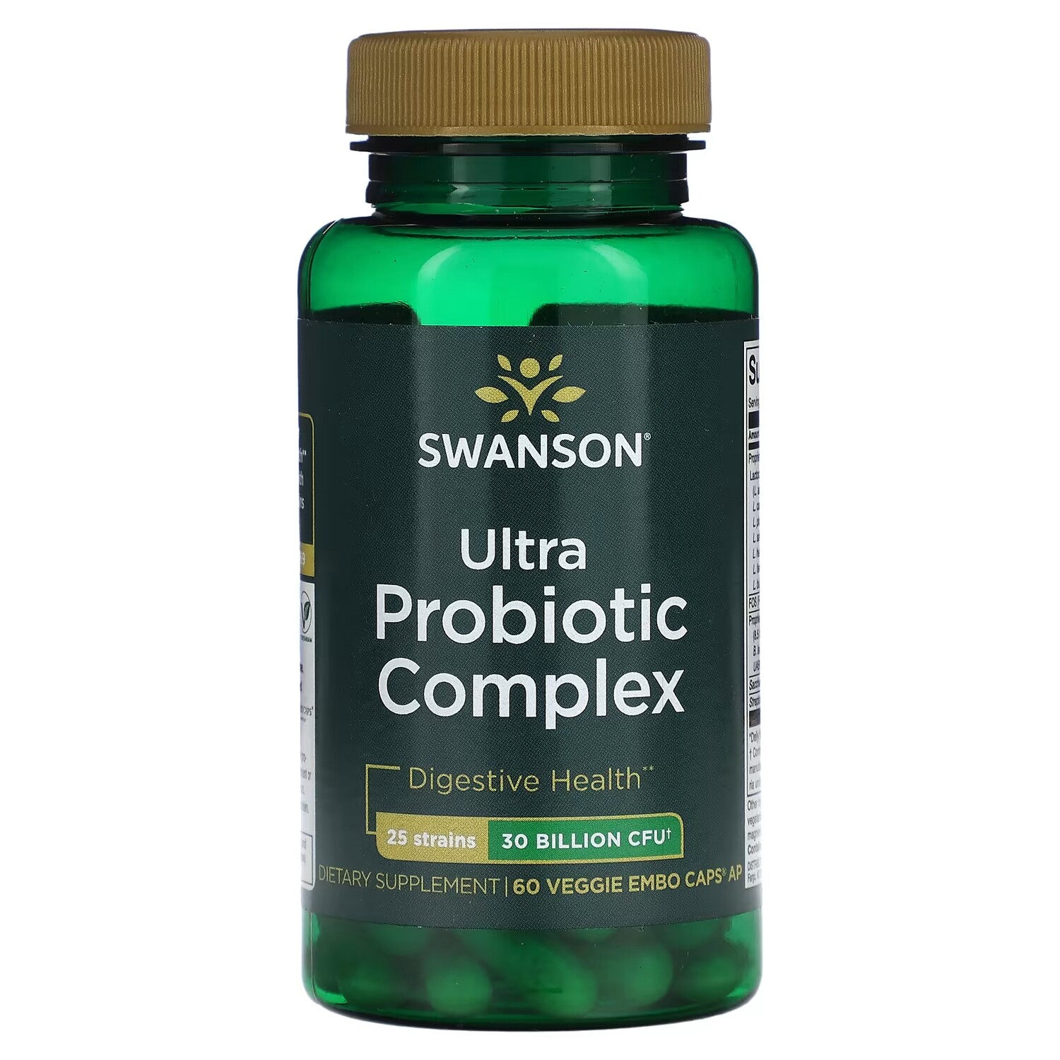 

Добавка Swanson Ultra Probiotic Complex 30 миллиардов КОЕ, 60 растительных