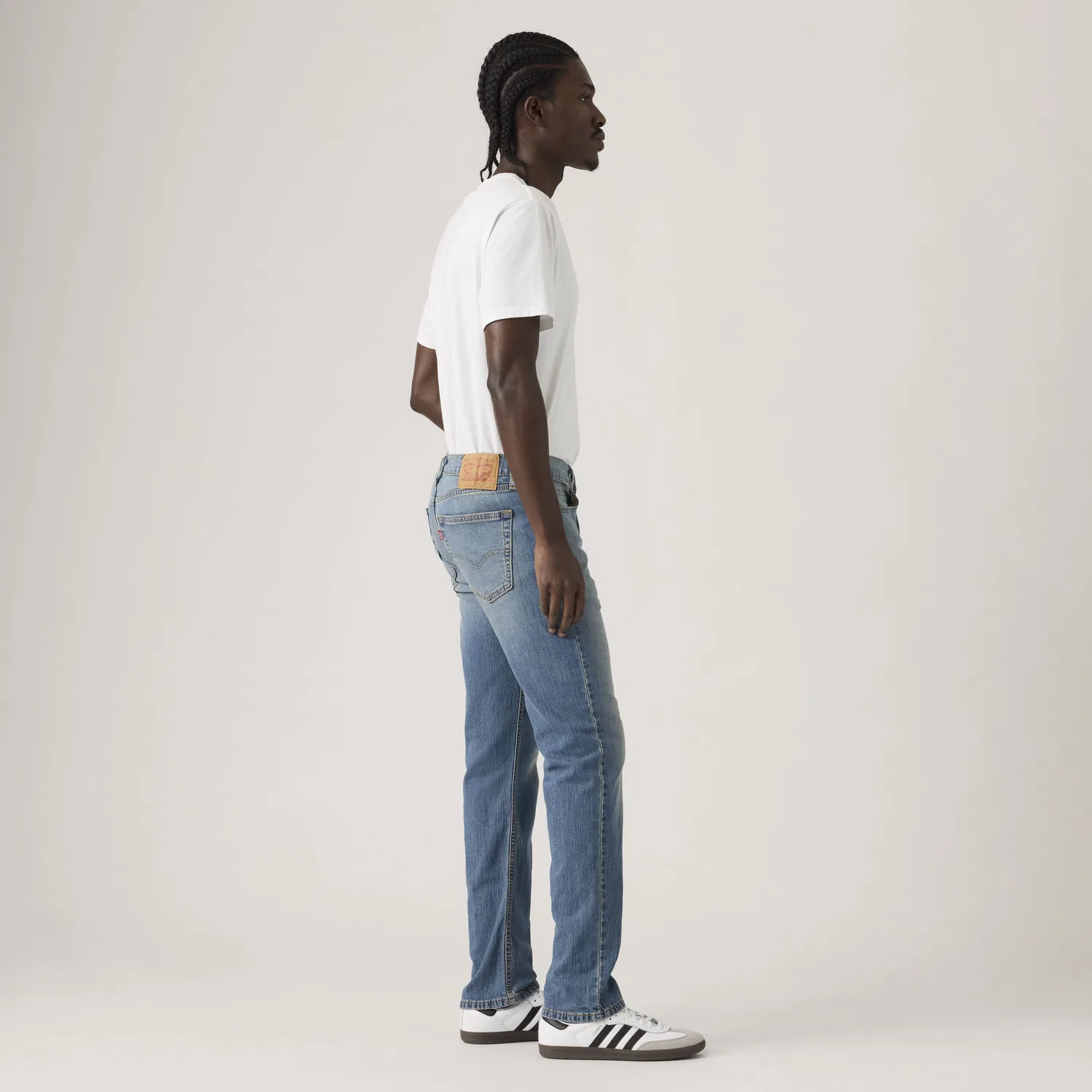 Мужские прямые джинсы 514 из легкой ткани Levi's, Medium Wash — фото 4
