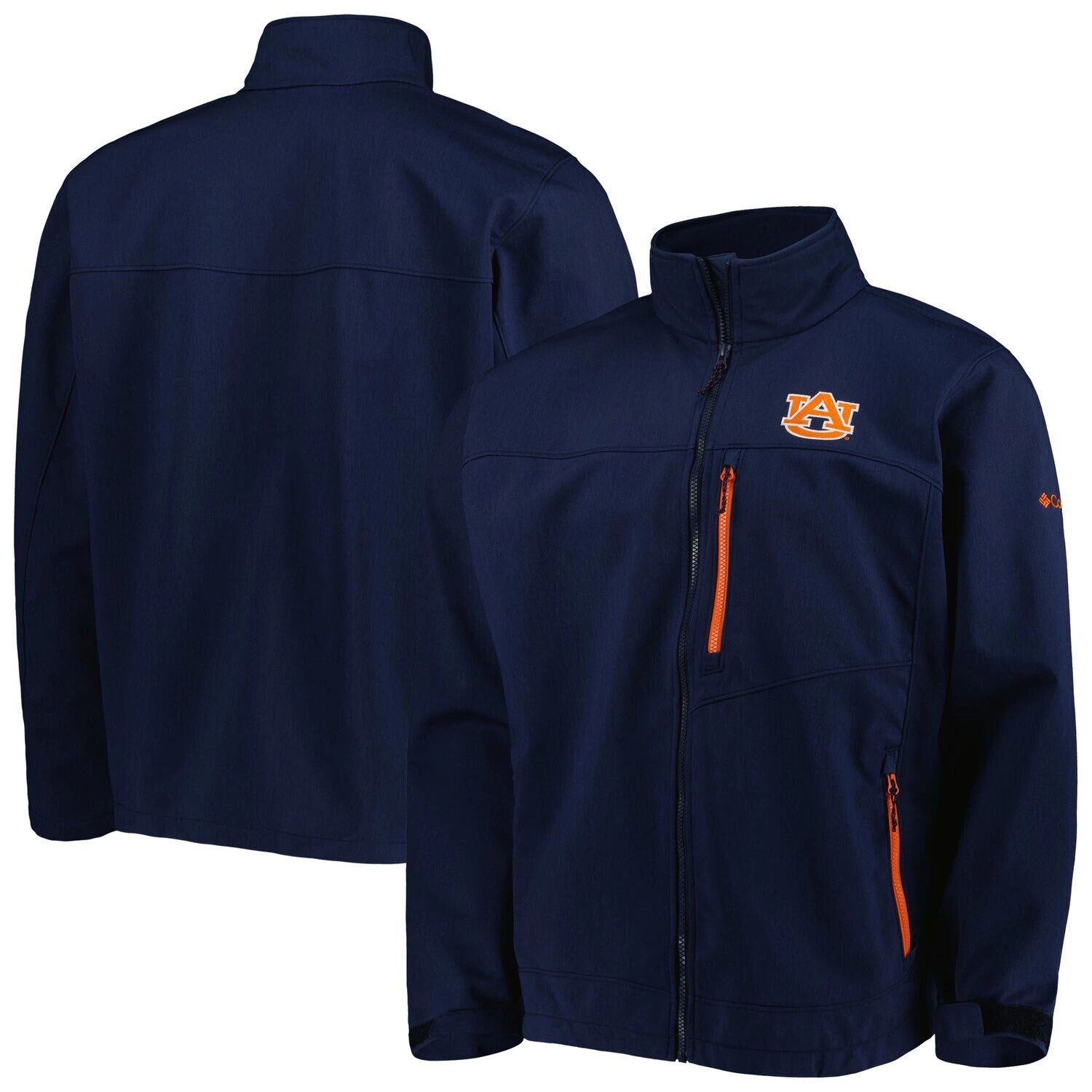 

Мужская куртка Columbia Navy Auburn Tigers Ascender II с молнией во всю длину