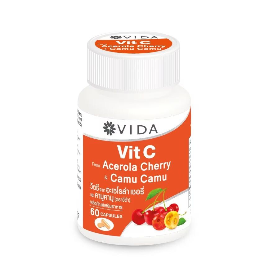 

Vida Vit C Ацерола Вишня Камю Камю 60 капсул, white