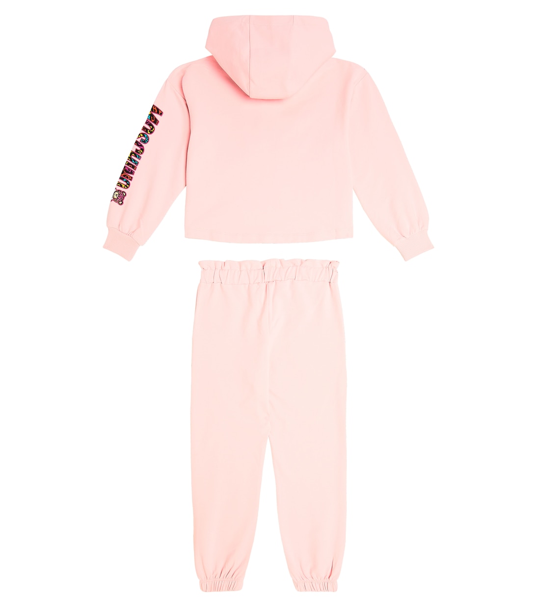 Спортивный костюм из хлопчатобумажного джерси Moschino Kids, Sugar Rose — фото 3