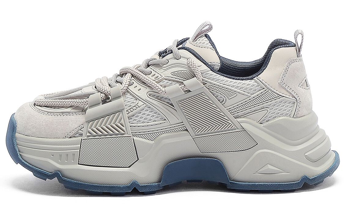 

Кроссовки C°BANNER Chunky Sneakers Women's Low-top Gray/Blue, серый/синий