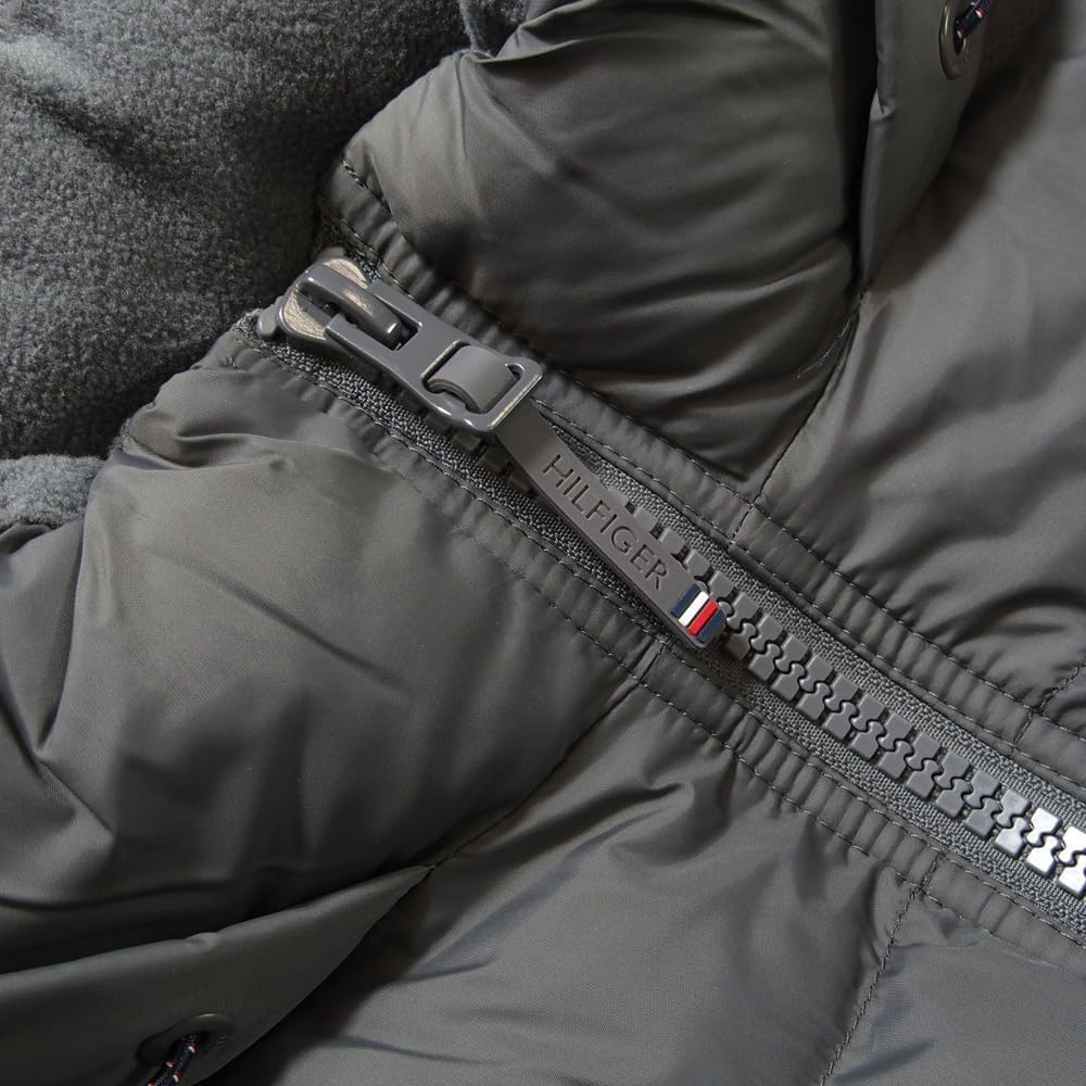 Мужская стеганая куртка с капюшоном Tommy Hilfiger (стандартная и для больших и высоких), Charcoal — фото 4