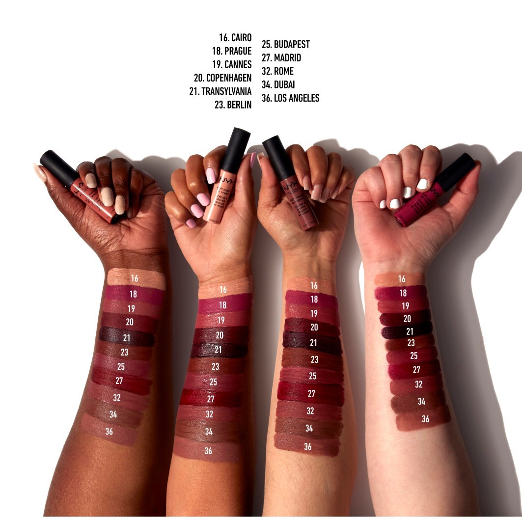 Помада для губ wedding soft matte lip cream Nyx Professional Makeup, copenhagen, объем 8 мл — фото 4