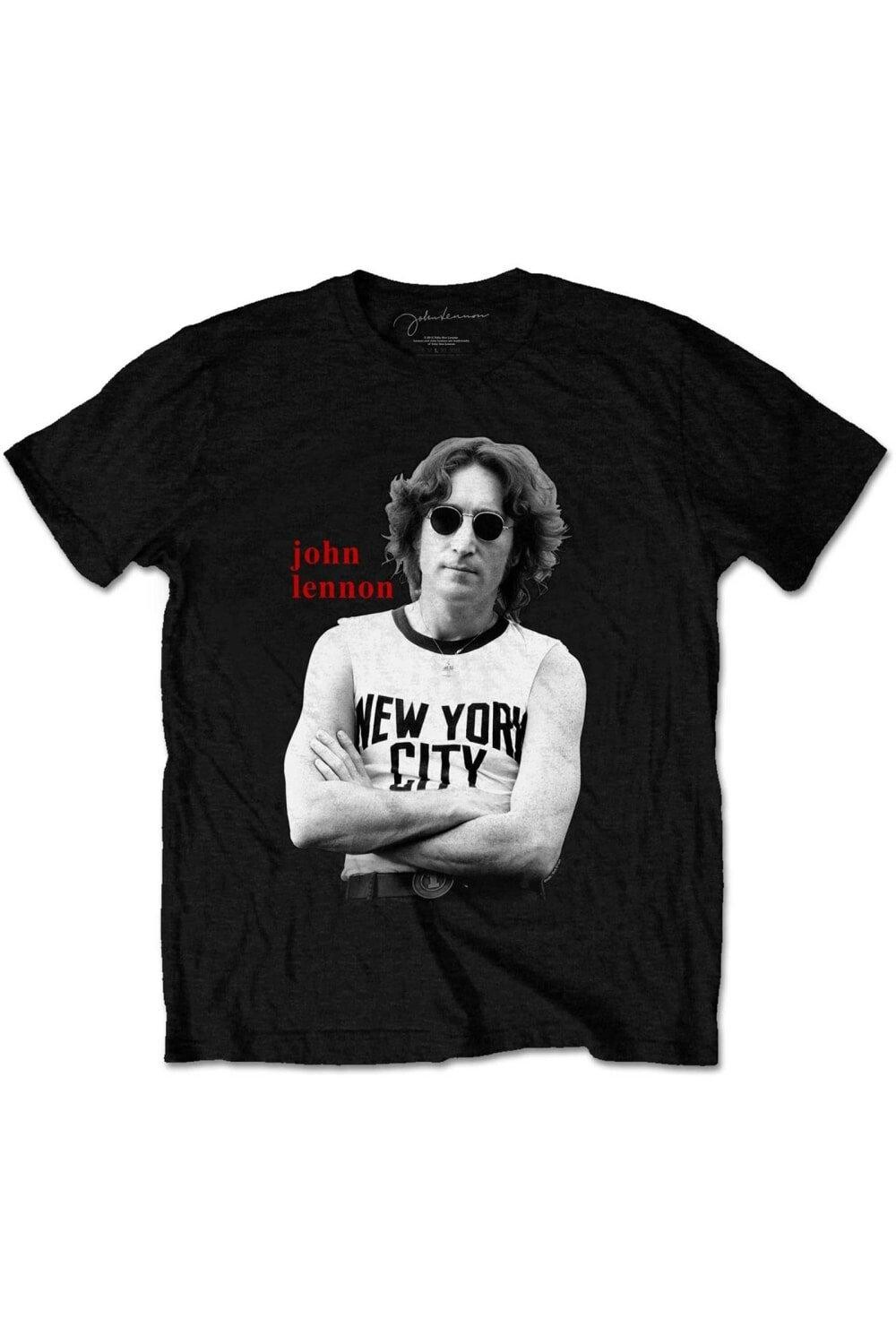 

Хлопковая футболка «Нью-Йорк Сити» John Lennon, черный