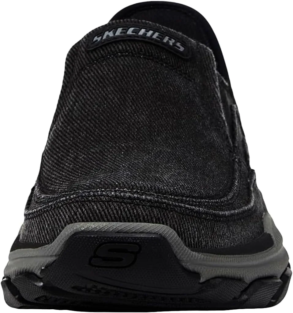 Мужские домашние лоферы Skechers 204810: ResSneaker, черный — фото 2