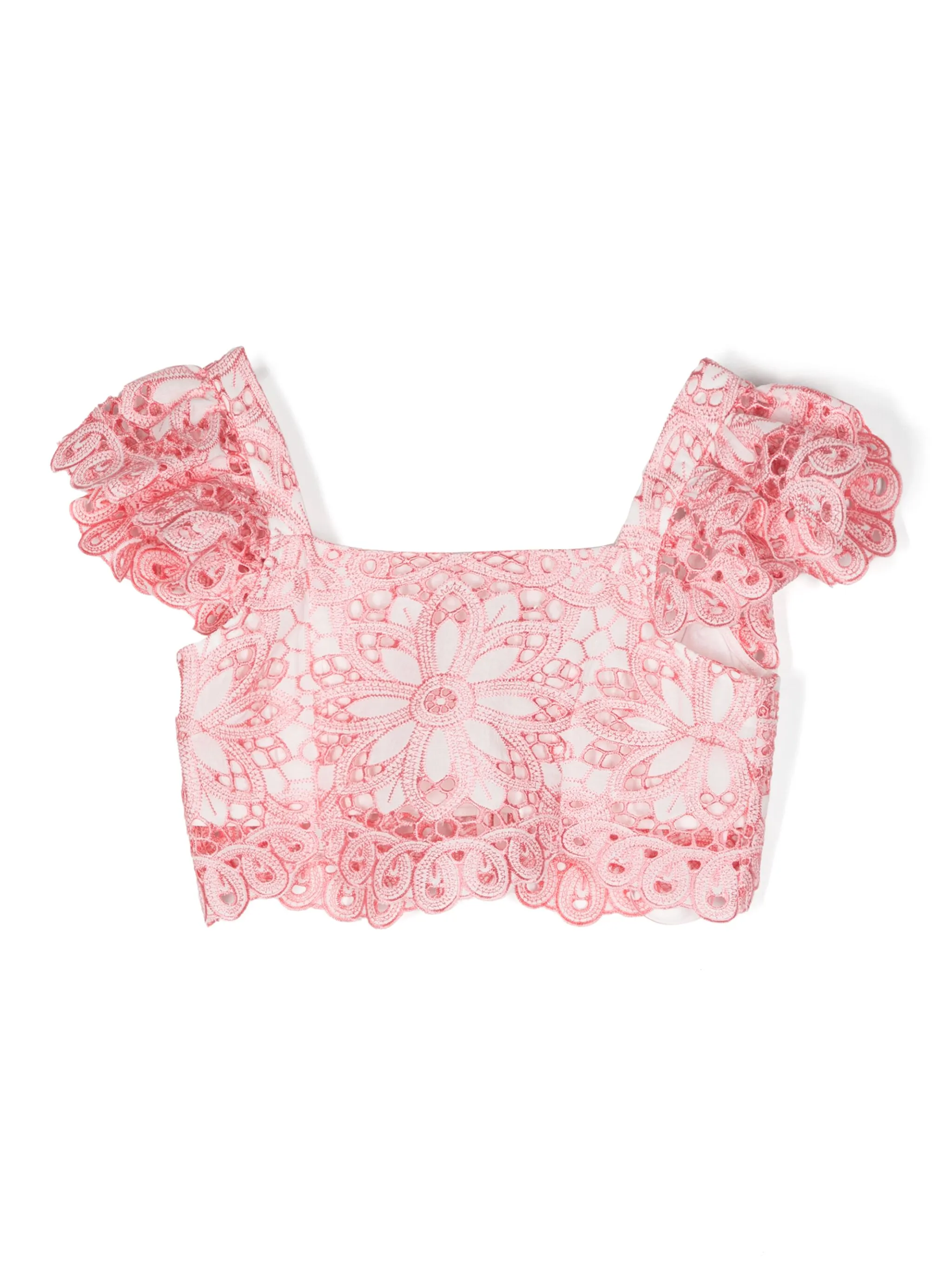 

Топ с английской вышивкой Marlo, нейтральный