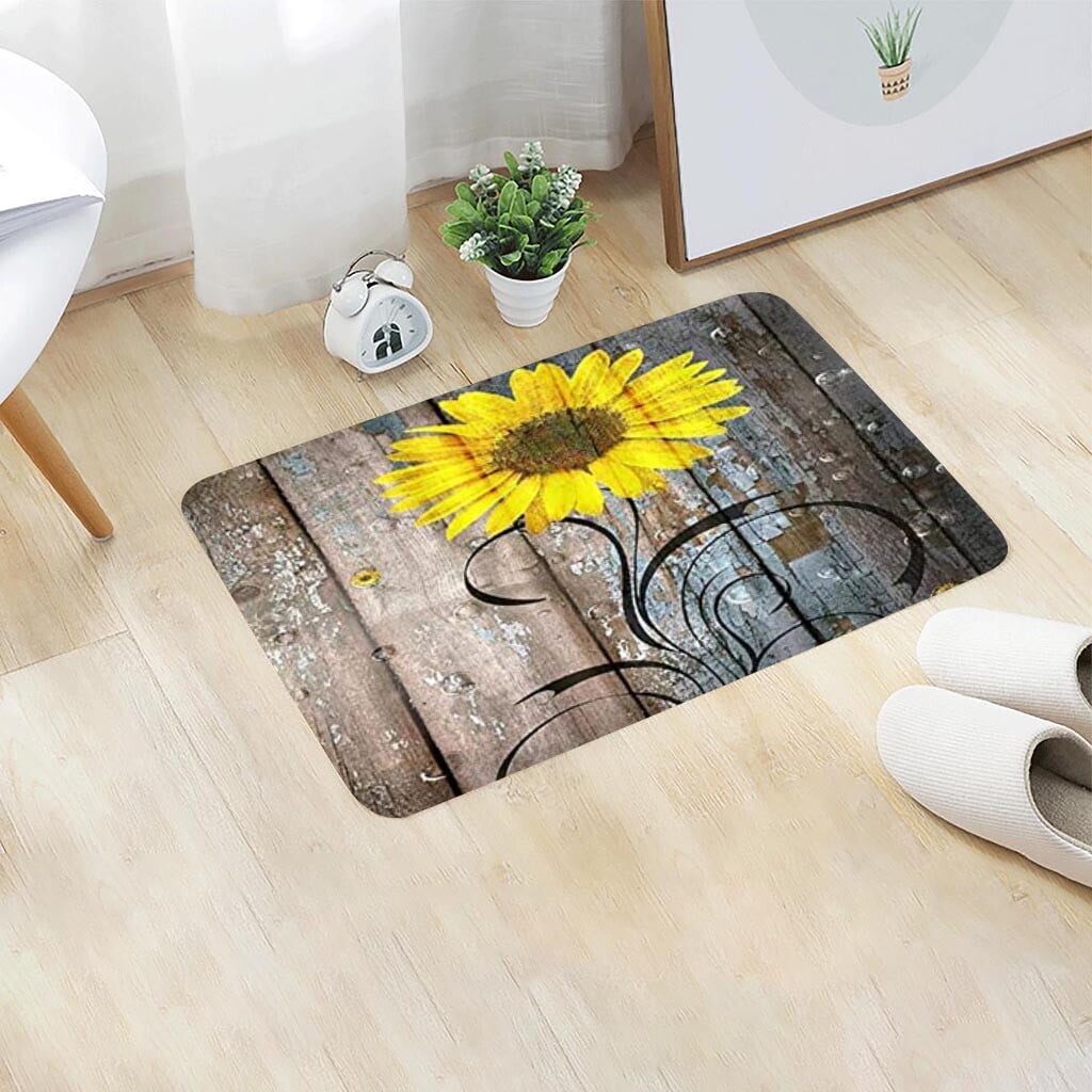 

Ковер с подсолнцхом HomeDecor, желтый