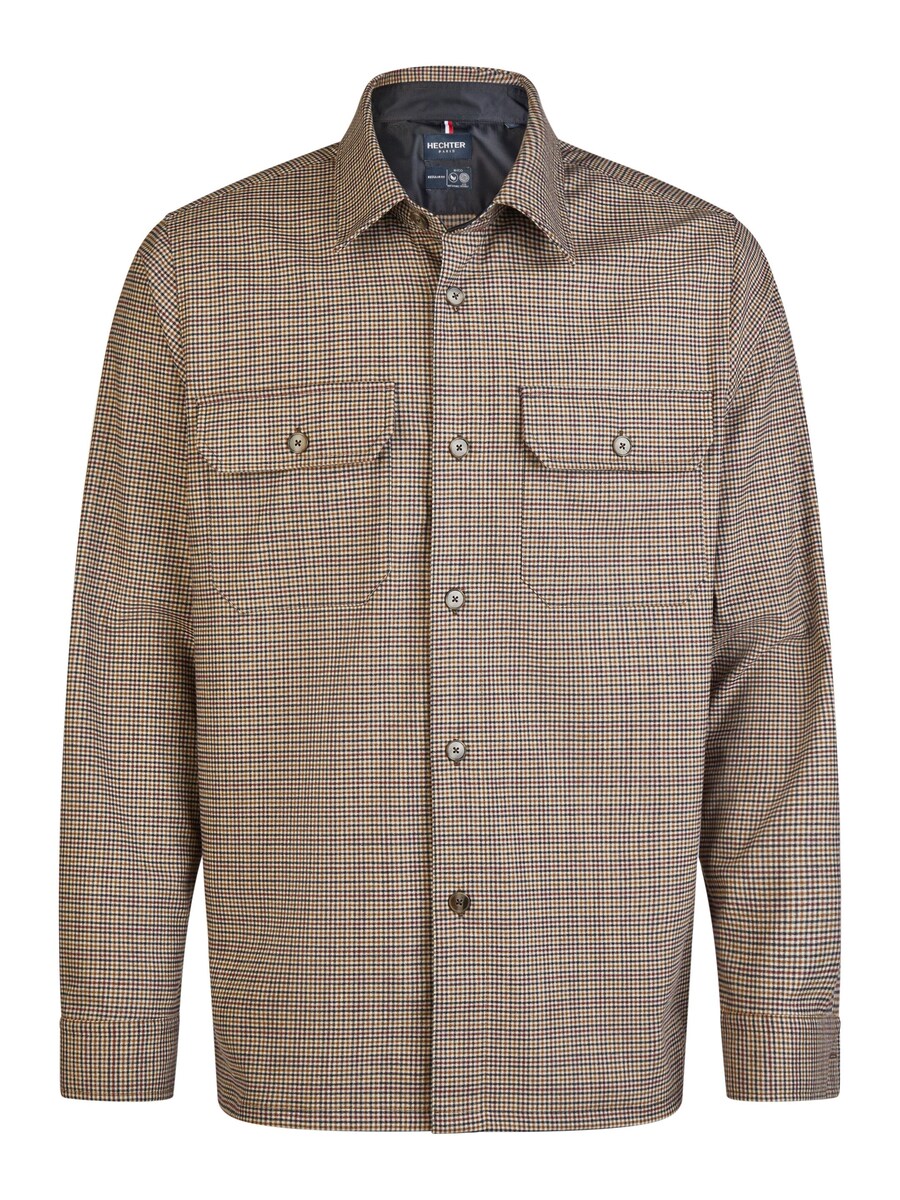 

Рубашка на пуговицах классического кроя HECHTER PARIS, Light brown