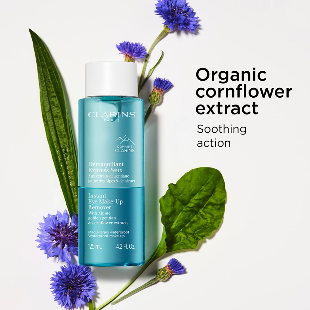 Средство для снятия макияжа Clarins — Очищающее средство для мгновенного снятия макияжа с глаз, двухфазное с глаз, для, 125 мл — фото 3