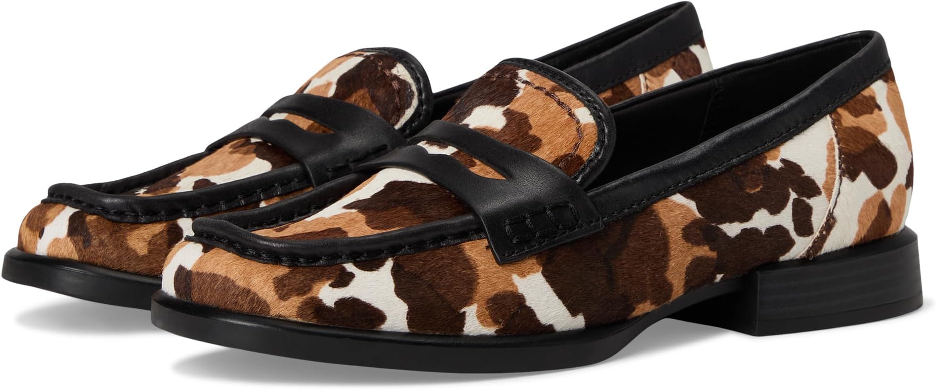 Лоферы Naturalizer Women's 27 Edit Haven, Brown Cow Print Calf Hair