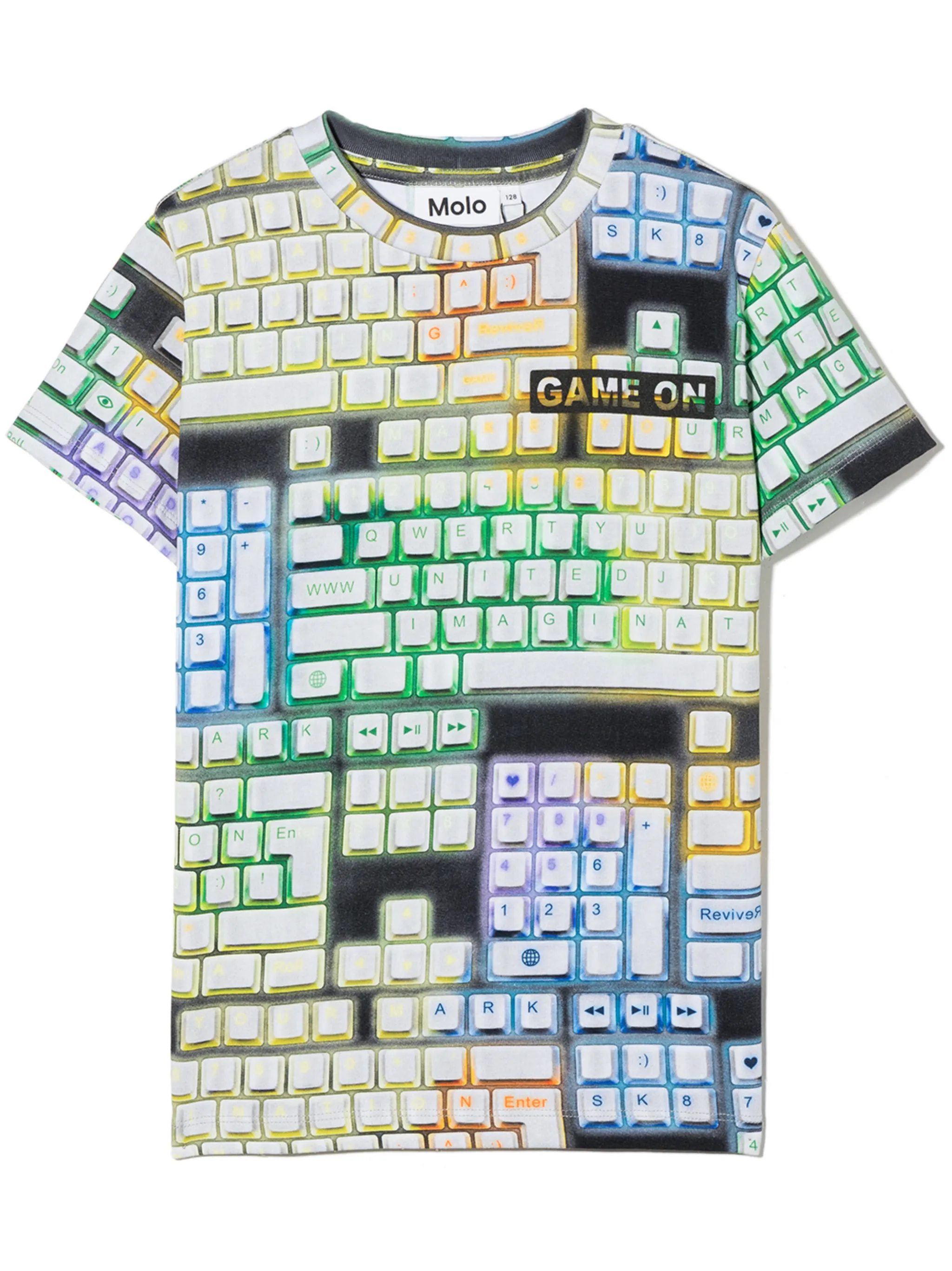 

Футболка с графичным принтом Molo, белый