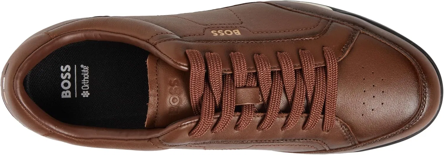 Мужские кроссовки BOSS Nitan Lowp Bulow Profile, Medium Brown — фото 3