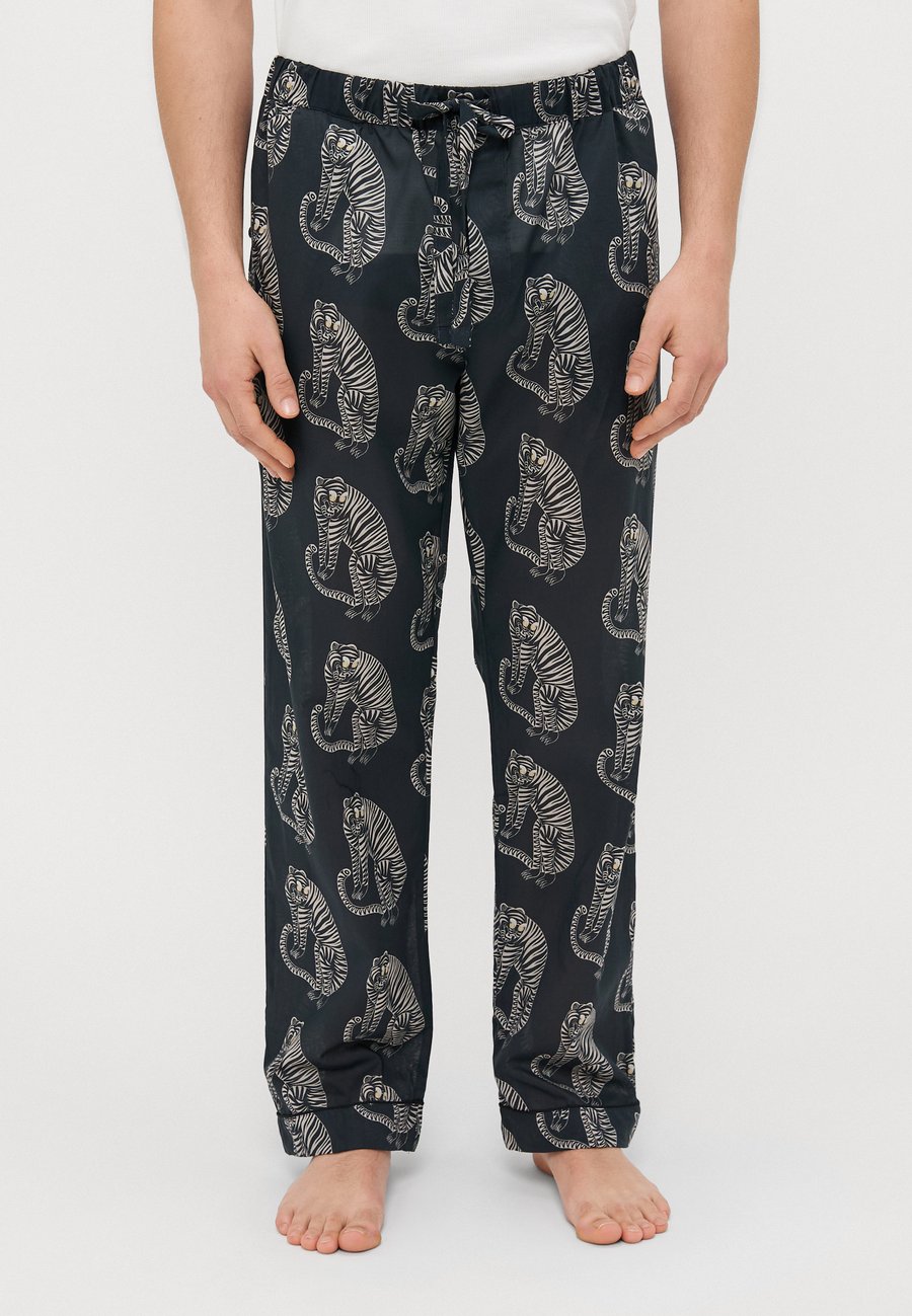 

Пижамные брюки Desmond & Dempsey MENS PYJAMA TROUSERS, Black/Cream/Black