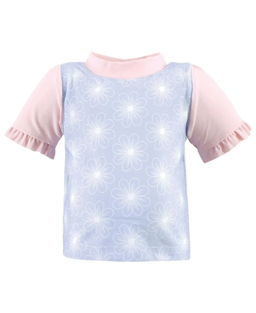 И комплект для плавания «Русалка» Hudson Baby, синий floral — фото 3