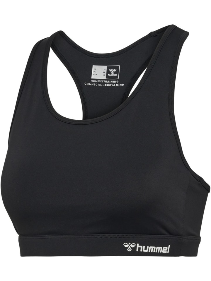 

Спортивный бюстгальтер черного цвета Hummel