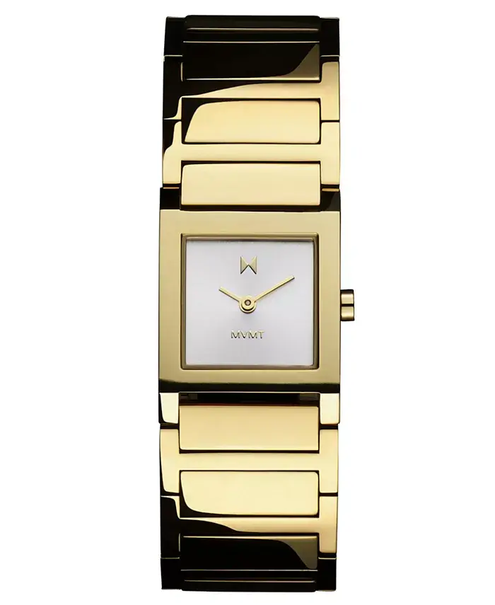

Женские наручные часы Marquee Square с браслетом из нержавеющей стали золотого тона, 22 мм MVMT