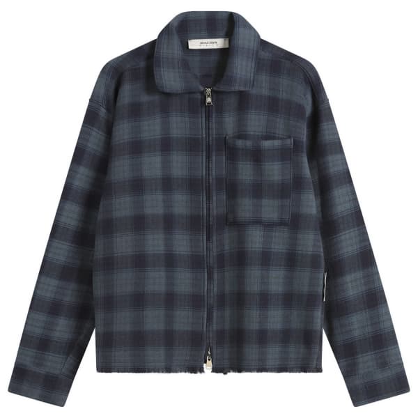 

Рубашка-Накидка в клетку на молнии About:Blank, черный