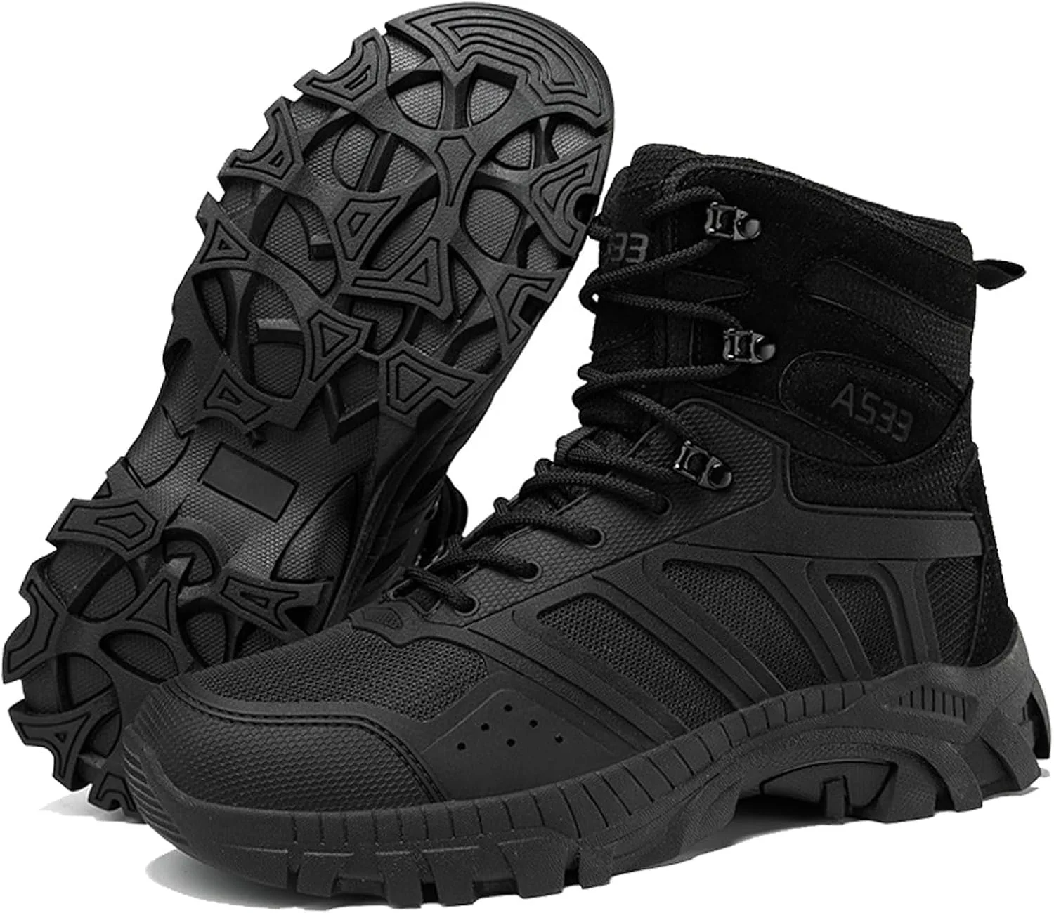 

Мужские тактические ботинки 6 дюймов Легкие армейские мотоциклетные боевые ботинки Zivopah, черный