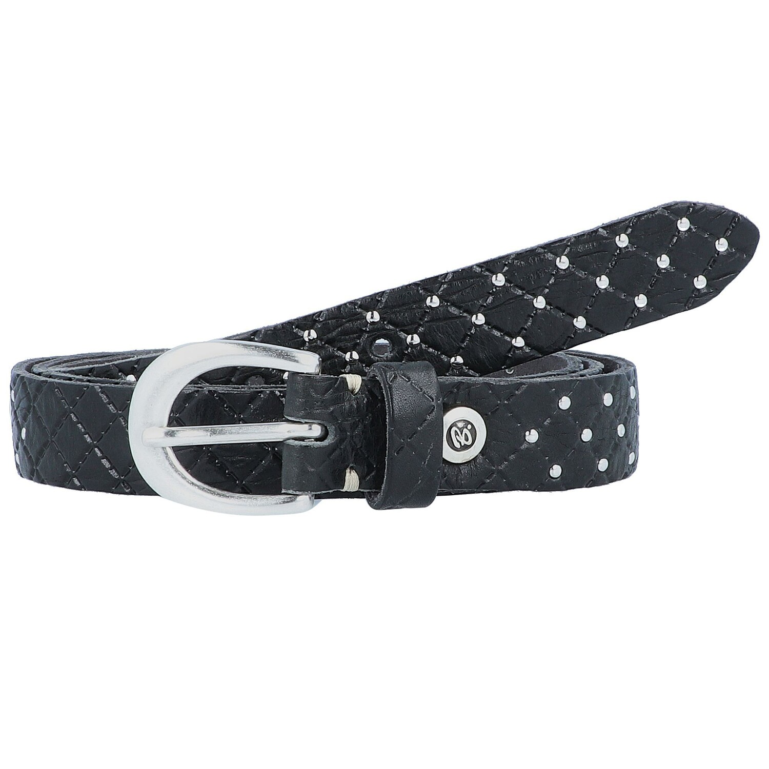 

Ремень b.belt Lilou Nieten Leder, черный