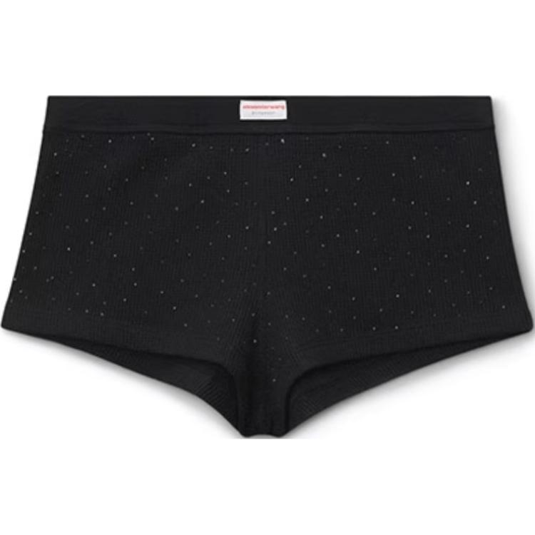 Коллекция Bodywear Повседневные шорты женские Alexander Wang, черный — фото 2