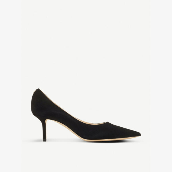 Замшевые корты Love 65 Jimmy Choo, черный