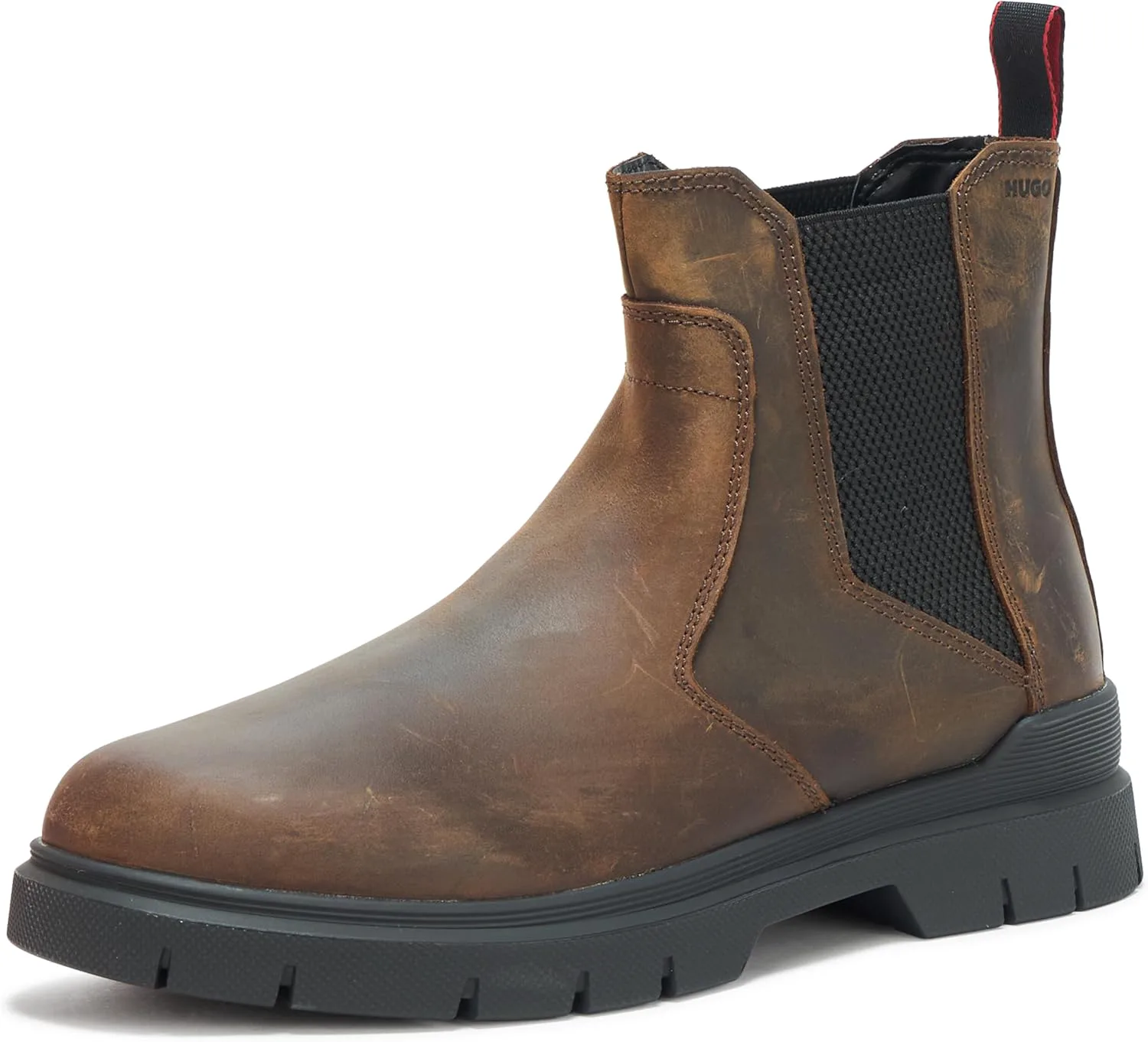

Мужские ботинки HUGO с боковой молнией и шнуровкой