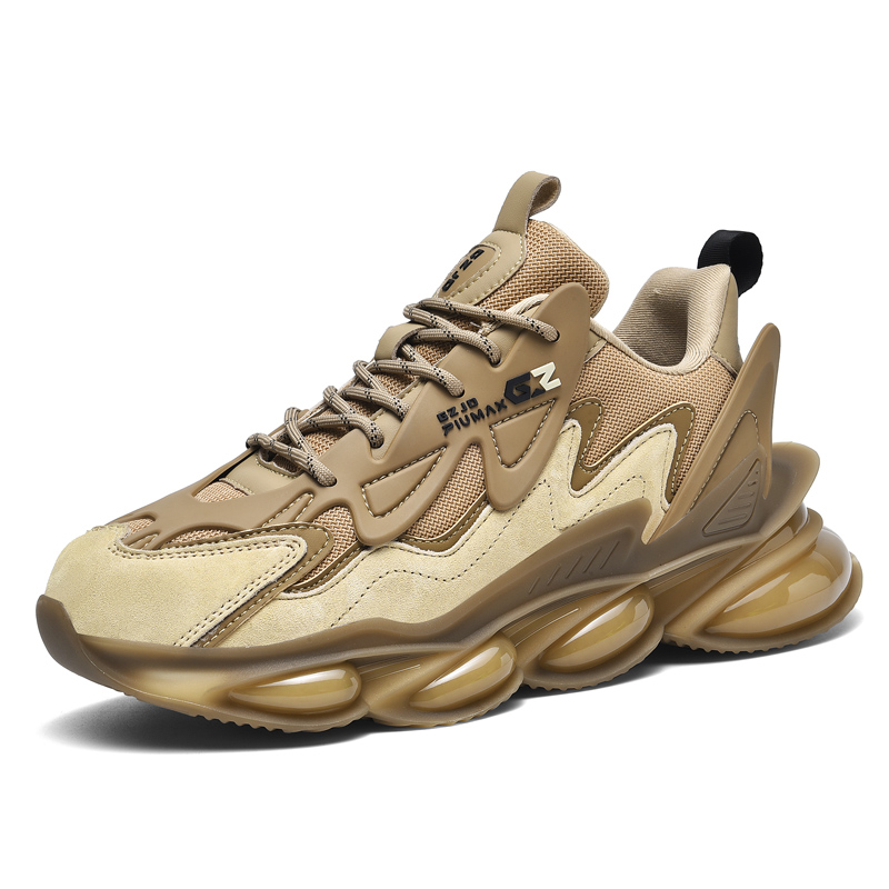 

Cuzzi GZJD Модные трендовые ботинки для увеличения роста устойчивые к истиранию низкие массивные кроссовки унисекс коричневые, цвет Brown