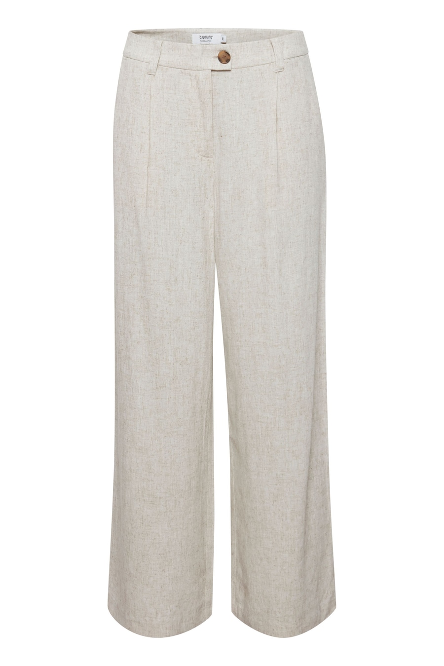 

Широкие брюки со складками спереди b.young Johanna, Mottled White