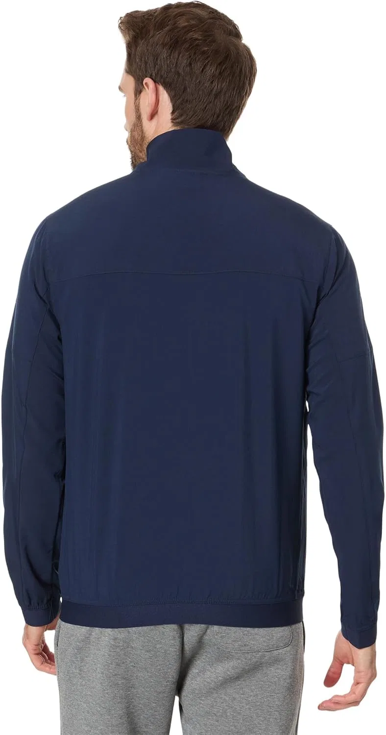Мужская куртка U.S. Polo Assn. Uspa Stretch Woven Uspa Sport на молнии, Classic Navy — фото 2