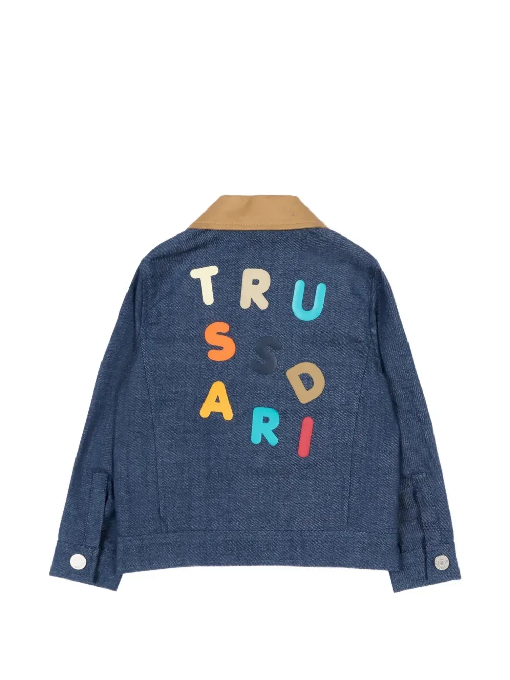 Куртка с воротником Trussardi Junior, синий — фото 2