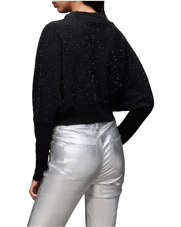 

Свитер AllSaints Ridley Sparkle Jumper, черный/серебряный