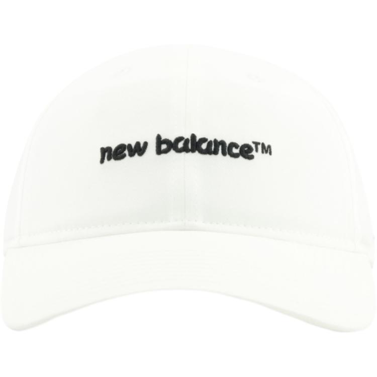 

New Balance Бейсболка из полиэстера унисекс черная, White