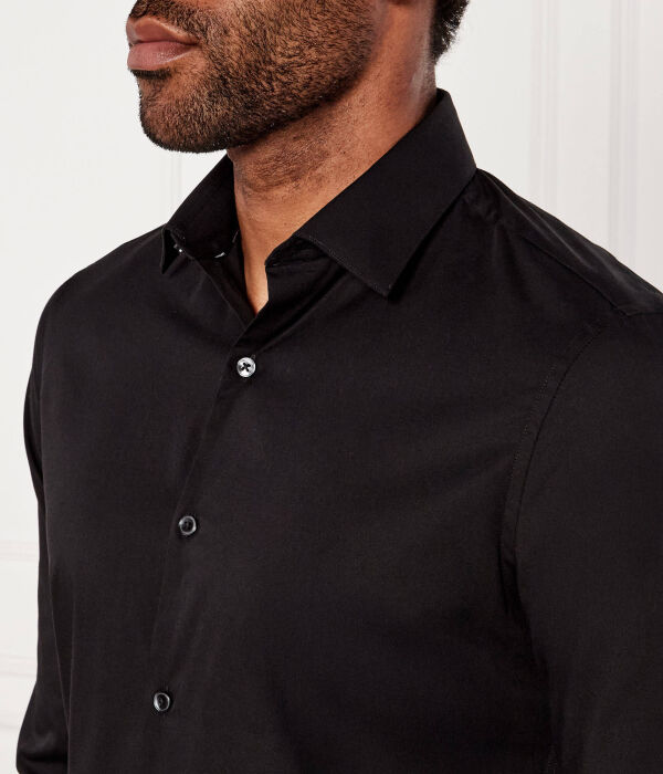 Рубашка Slim fit Calvin Klein, черный — фото 4