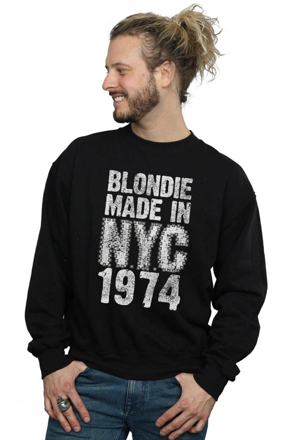 

Толстовка в стиле панк «Нью-Йорк» Blondie, черный