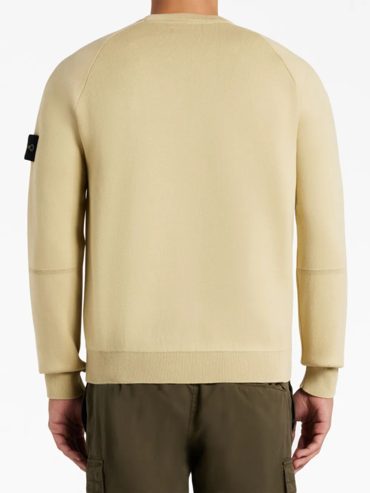 Stone Island толстовка с нашивкой-логотипом Compass, нейтральный — фото 4