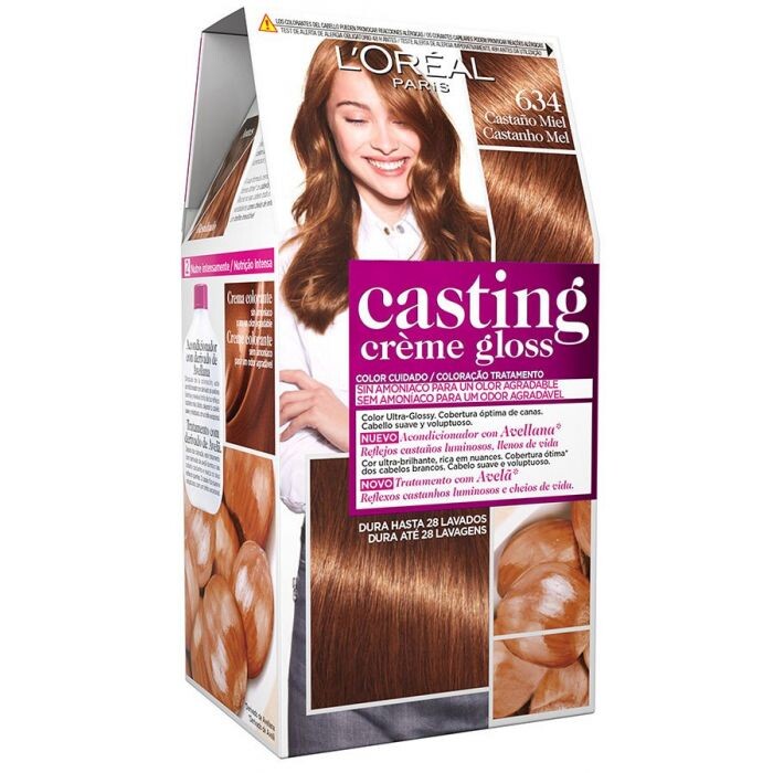 

Краска для волос Casting Creme Gloss Tintes L'Oréal París, 634 Castaño Miel