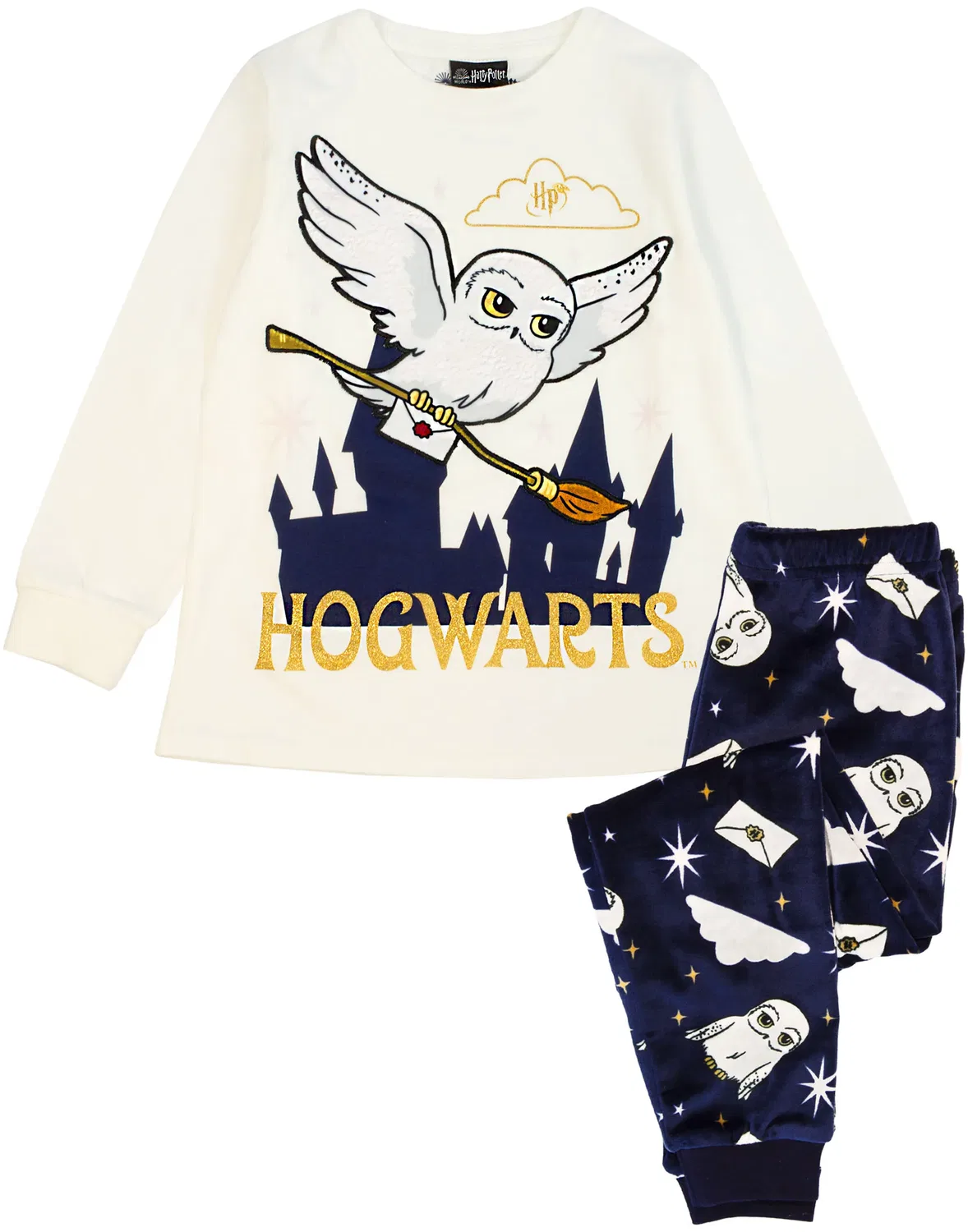 Пижама детская Hedwig Harry Potter, белый — фото 2