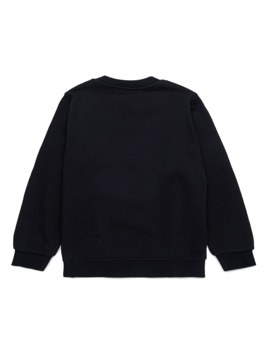 Diesel Kids хлопковая толстовка с вышитым логотипом, черный — фото 2