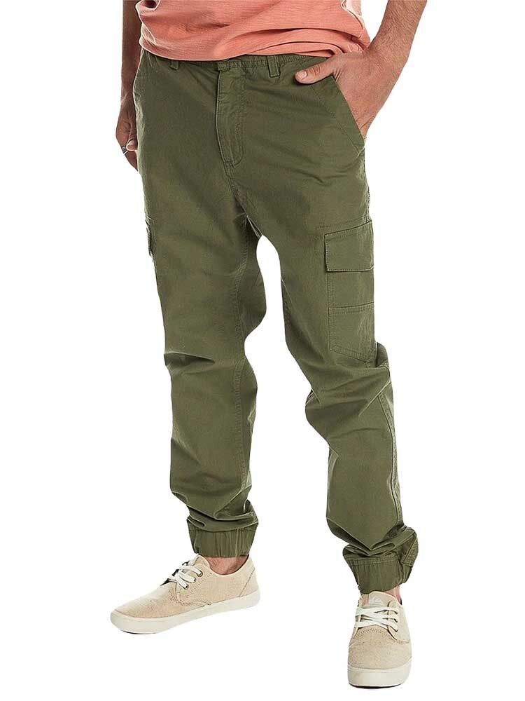 

Брюки Quiksilver MW CUFFED CARGO, зеленый